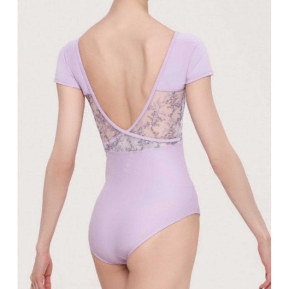 Lilac Lace Women's Leotard - Picture 4 of 6